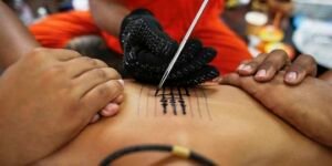 Keindahan Titik-Titik Tatto Pointillist di Thailand
