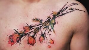 Keindahan yang Mengalir Dalam Tato Watercolour Thailand